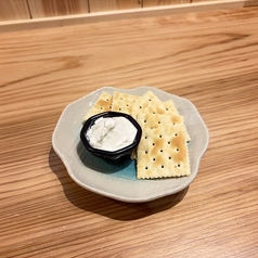 自家製クリームチーズの写真