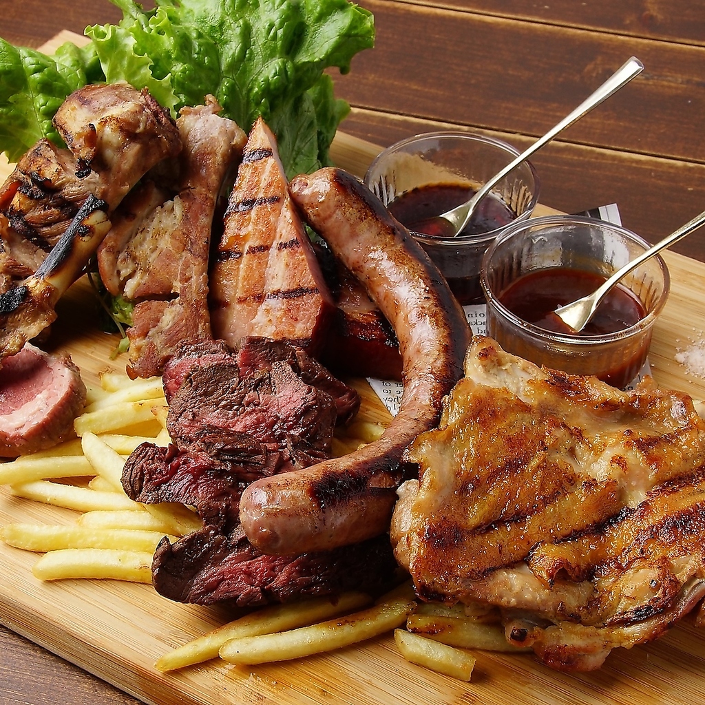 栄駅徒歩2分！おしゃれ空間で楽しむ肉×イタリアン×シュラスコ