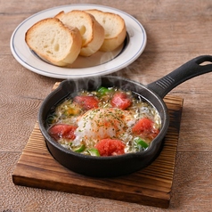 博多明太子としらすのアヒージョ~バゲット付~