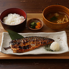 とろさば塩焼き定食