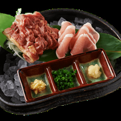 宮崎地鶏刺身二種盛り