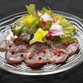 料理メニュー写真&nbsp;まぐろほほ肉のカルパッチョ