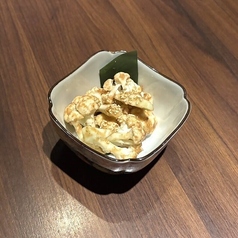 生カリフラワーの梅肉和え