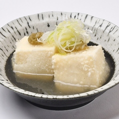 ゆずこしょう入り揚げ塩だし豆腐