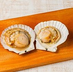 殻付きホタテ 2枚