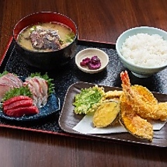 お刺身天ぷら定食