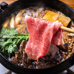 黒毛和牛のすき焼き