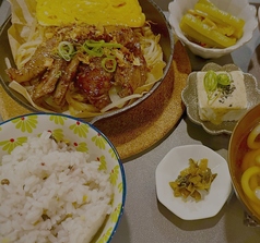 牛サガリ鉄板定食