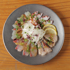 鮮魚盛り合わせカルパッチョ