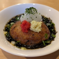 大和芋と納豆の揚げ出し
