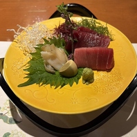 新鮮なお刺身と揚げたて天ぷら