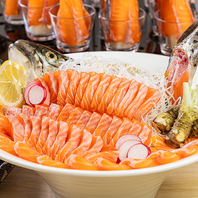 長野県が誇る信州サーモンをふんだんに使用