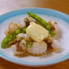 イカ下足の香味バター焼き ~アンチョビの余韻~