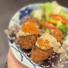 大粒カキのカニ味噌タルタル