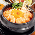 料理メニュー写真 エビチーズ純豆腐チゲ