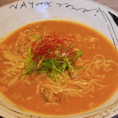 カレーのぼっかけ南蛮蕎麦