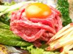 熊本県産馬肉ユッケは最高！新鮮だからこその逸品です。来店されたお客様がほぼ注文されます。