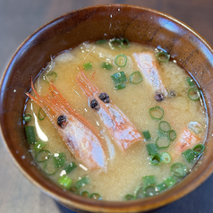 エビ出汁の味噌汁