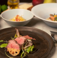 《こだわり》お食事は季節で変わるフルコースのみ