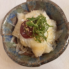 エンガワ梅ポン酢