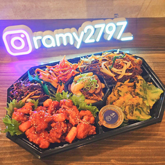 らみ特製キンパやオードブルのお持ち帰りも！