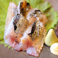 秋刀魚の炙り刺し