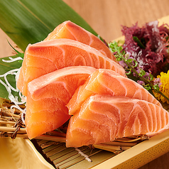 とろける脂 サーモンのお造り