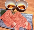 料理メニュー写真&nbsp;すき焼きロースセット 一人前 (二人前～)