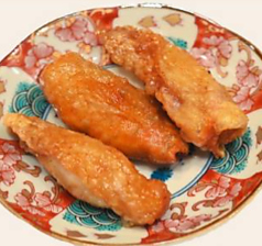 パリパリ鶏皮餃子