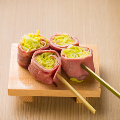 レタスたん巻串