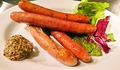 料理メニュー写真 岩手県産豚の粗挽きソーセージ4種盛り