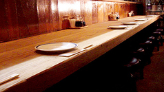 カウンター席も完備