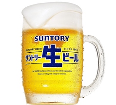 ≪生ビール≫　サントリー生ビール中ジョッキー