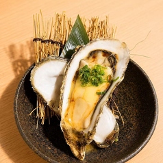 生牡蠣の醤油バター焼き
