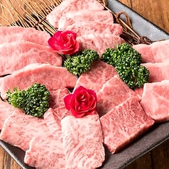 奈良健康ランドで家族団らん!名物炭火焼肉盛り合わせ
