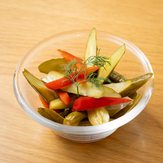 ディル、きゅうりのピクルス