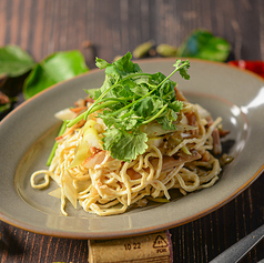 チャーシュー と 干し豆腐 の 胡麻油 和え