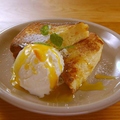 料理メニュー写真&nbsp;オレンジ香るフレンチトースト ～溶けゆくバニラとともに～
