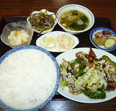 回鍋肉定食