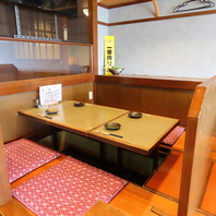 少人数~ご利用OKのお席をご用意