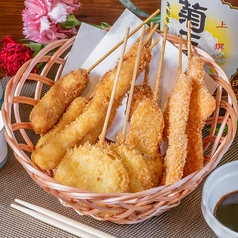 串カツ盛合せ(5本)