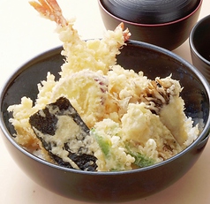 彩り海老天丼