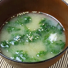 あおさ蟹汁