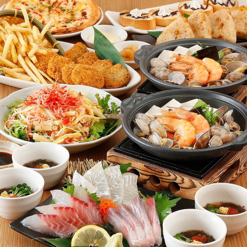 彩り豊かでお酒が進む料理を取り揃えました！友人とのお集まりにも会社帰りの一杯にも♪