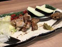シャポーン鶏のモモ塩焼