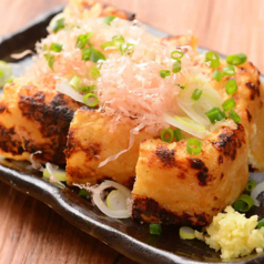 自家製厚揚げ　ねぎだく生姜