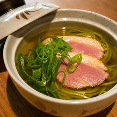 出汁鴨葱茶そば