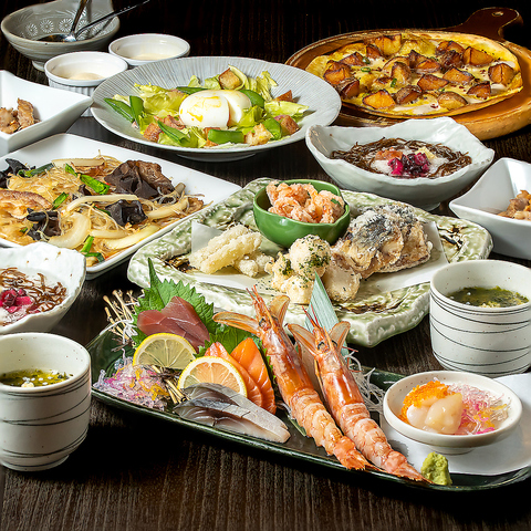 新鮮魚介など各種お料理を良心価格でご提供！是非お越しください！画像はイメージです