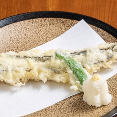 江戸前穴子の一本天麩羅
