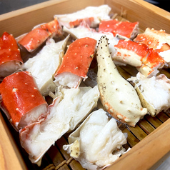 タラバガニのせいろ蒸し